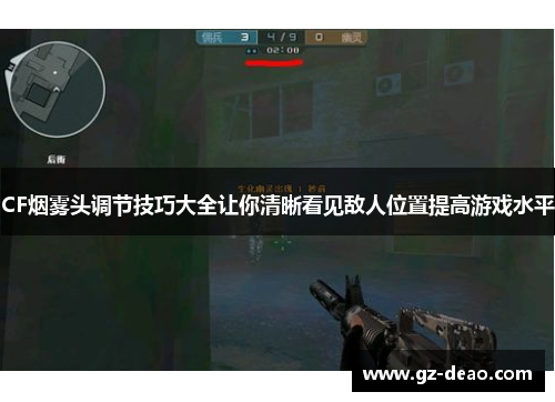 CF烟雾头调节技巧大全让你清晰看见敌人位置提高游戏水平